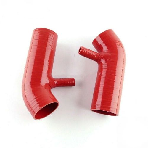 Nissan 370z z34 silicone air / maf intake pipes - nismo red, no logo.