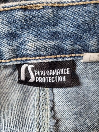 R s performance protection biker jeans w36 / 38 l31 blue denim padded motorbike