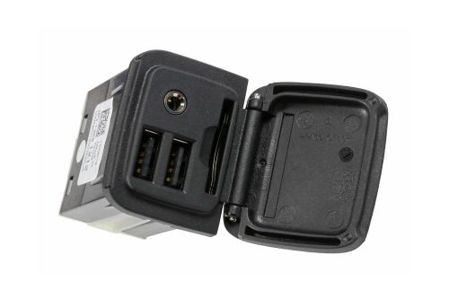 General motors gm genuine parts 13581212 black dual usb and 3.5mm auxiliary r...