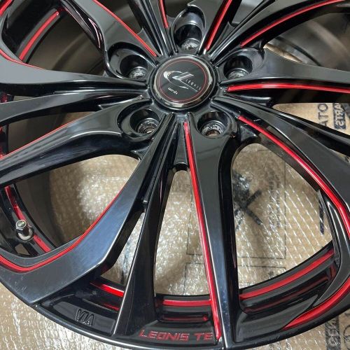 Weds leonis te 18-inch wheels set of 4 5 lug 18x7j offset 55 free shipping japan