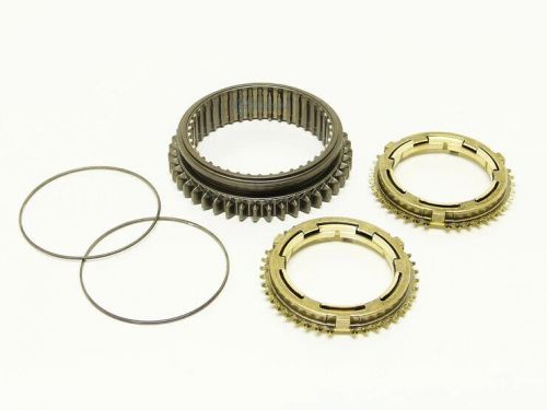 1-2 brass synchro sleeve set for honda acura k series (6 speed)