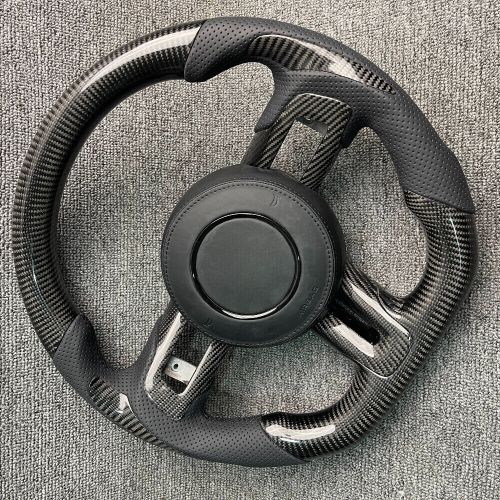 For ford mustang gt carbon fiber steering wheel 2015-2023 customized.