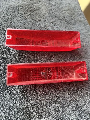 Snowmobile taillight lens 1973 moto ski vintage