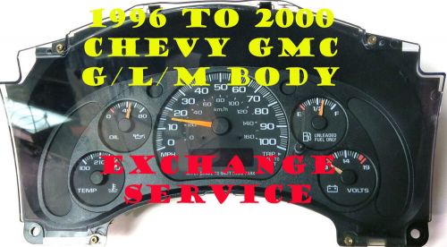 2002 to 2007 chevy express van instrument panel advanced exchange service