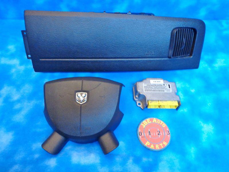 04-06 ram 1500 airbag set driver passenger airbags & module oem 33b