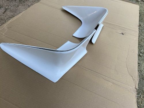 Greenwood corvette rear wing spoiler end plates caps fiberglass $ale!!