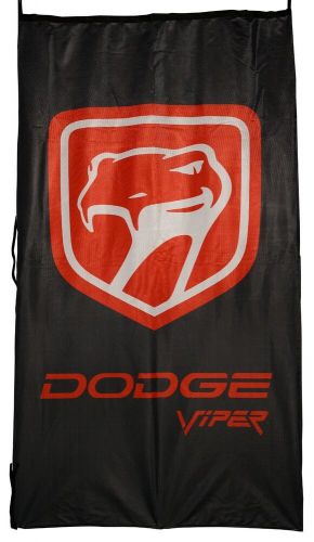 Dodge viper vertical black flag banner 5 x 3 ft 150 x 90 cm