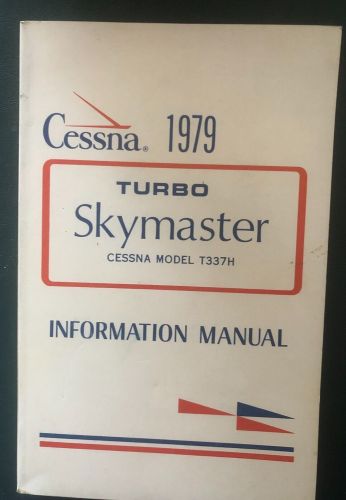 Cessna pilot information t337 turbo skymaster 1979