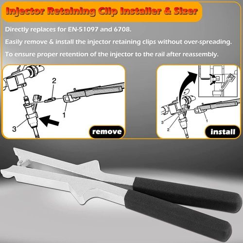 6708 en-51097 injector retaining clip installer &amp; remover for 2013 and newer gm