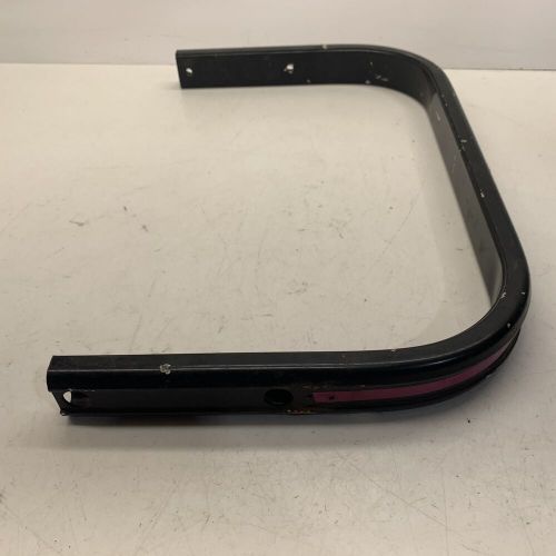 Bumper, rear, black - pink stripe - 1995 polaris sno classic