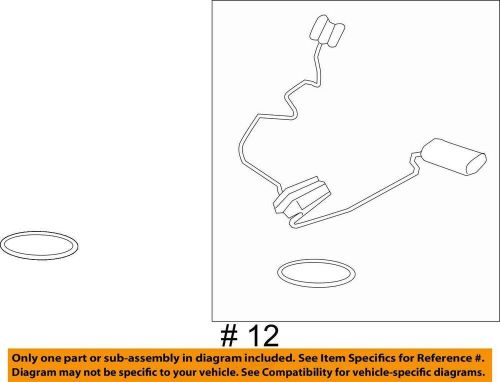 Bmw oem 10-19 528i xdrive fuel system components-sending unit 16117297340