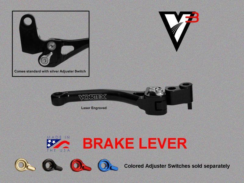 Vortex rlb523 brake lever fits gsxr 600 750 1000 zx6r (636) zx6rr 