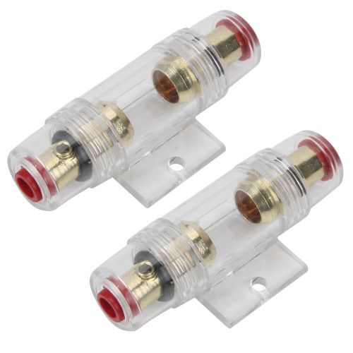 2pcs car audio agu holder car audio box w 60a 80a fuseholder