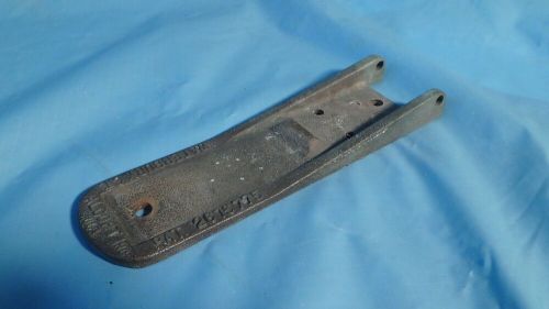 Vintage sunfish bronze rudder deck plate with screws used