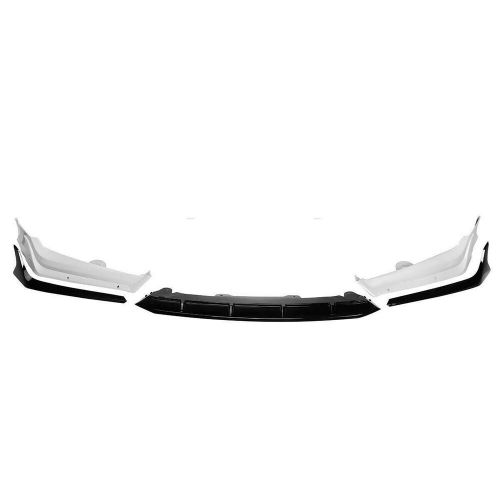 For 18-2020 honda accord acr style white pearl front bumper lip splitter kit