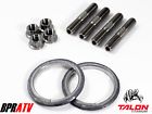 Can-am maverick max 1000 exhaust repair kit bprtav titanium studs nuts &amp; gaskets