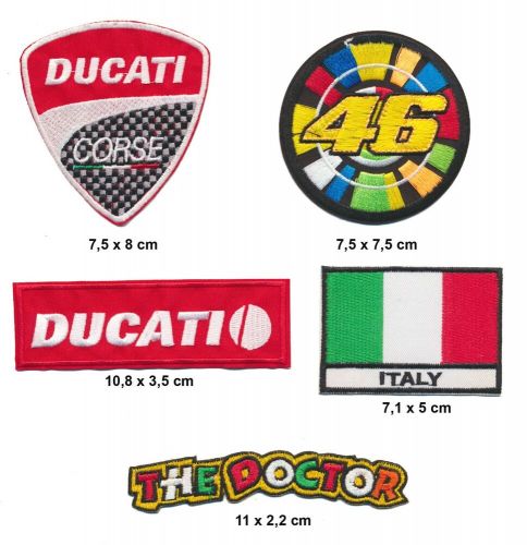 The doctor 46 patch patch b-stock set 5 piece motorcycle racing motogp b149-