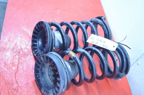 10-16 cadillac srx rear left / right coil spring set oem