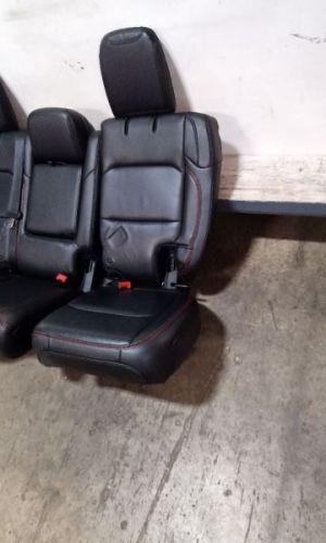 Jeep jl wrangler rubicon oem 4 door black leather rear seat 2018-2023 140599