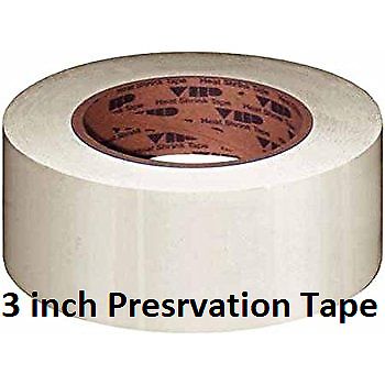 Seafarer boat marine shrink wrap tape 3 inch 3&#034; white hull preservation tape p3w