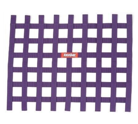 Racequip® 721055rqp window net 1 in webbing - 24 x 18 in rectangle - purple