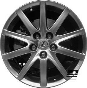 Refinished lexus gs300 2006-2006 17 inch wheel, rim oe