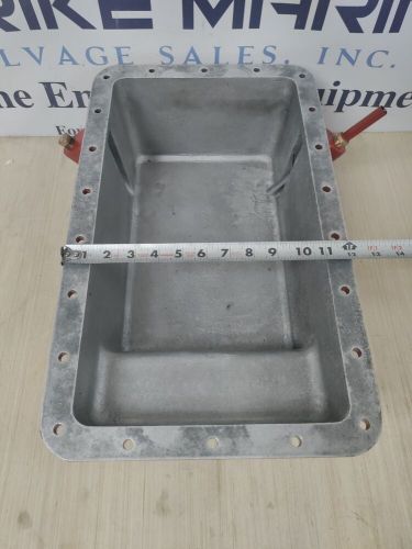 Westerbeke 21515, sump oil drain pan 4 - cylinder 53hp