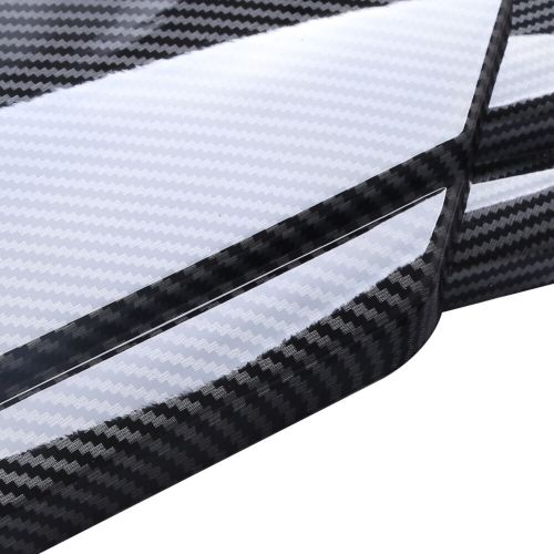 Front bumper lip splitter spoiler strut rods carbon fiber for audi a3 a4 a5