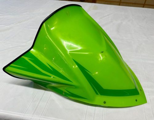 Arctic cat medium green team arctic mid performance windshield 7639-701