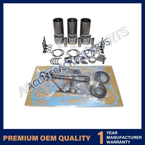 Overhaul rebuild kit+3pcs connecting rod for kubota d1401 engine