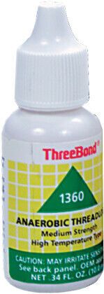 Three bond medium hi temperature thread lock 1360at003 10 ml