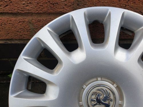 One genuine vauxhall corsa d 14&#034; wheel trim hub cap x1 agila combo astra