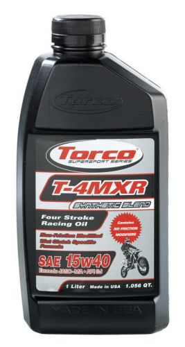 Fits t-4mxr four stroke racin g oil 15w40-12x1-liter