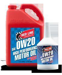 Red line synthetic oil 0w20, case of 12 quarts 