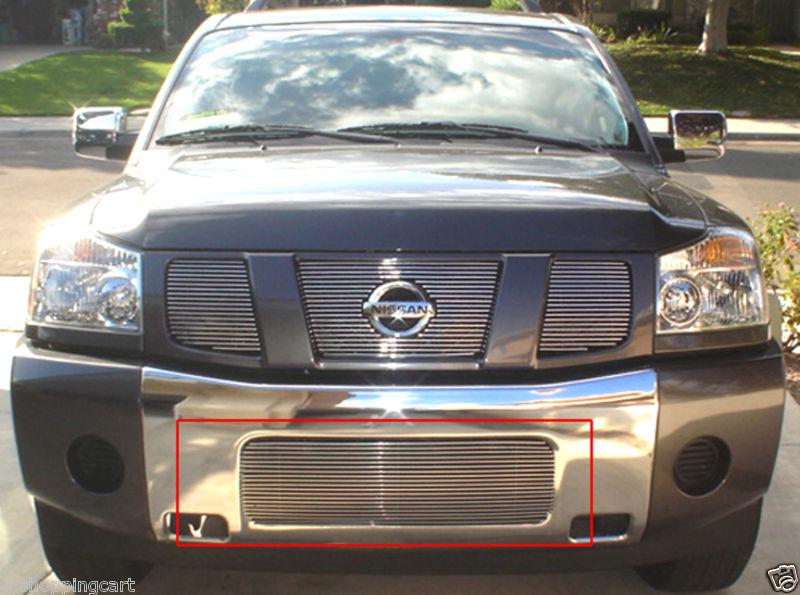 Billet grille grill 04~07 nissan titan/armada bumper