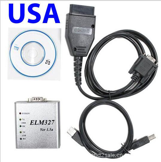 Elm327 usb obdii obd2 auto car diagnostic scanner v1.5a can-bus bmw audi vw ford