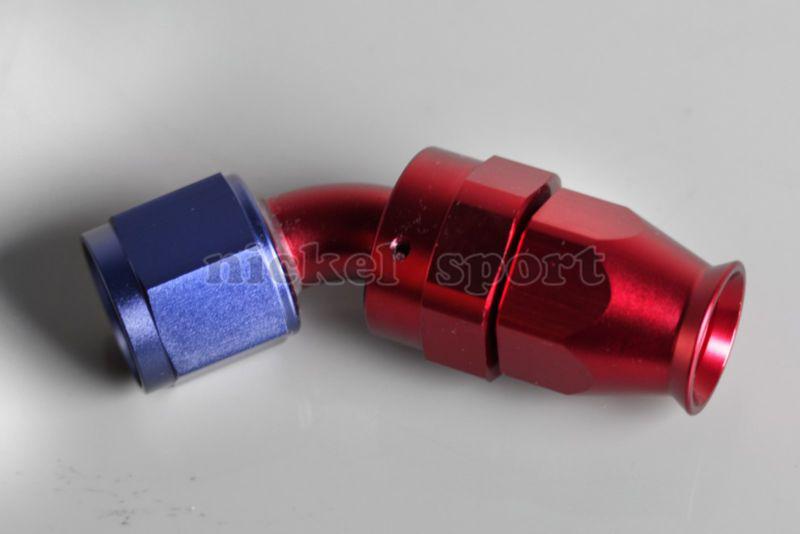 10an tpfe hose end 45° aluminum fitting adapter