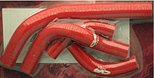 Cv4 radiator hose kit - red - honda crf 250 r 04-09, 250 x 04-11 --mbc12red