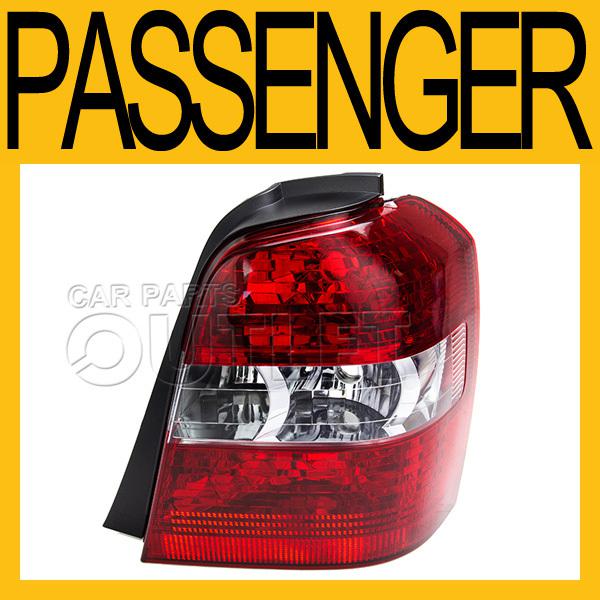 04-07 toyota highlander tail light passenger side rear taillamp lens housing rh