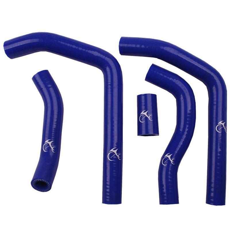 Blue silicone radiator hose for 05-08 honda cr125 cr 125 2005 2006 2007 2008