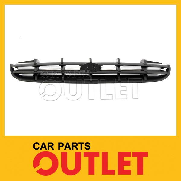 Mat black grille for 99 00 01 hyundai sonata replacement