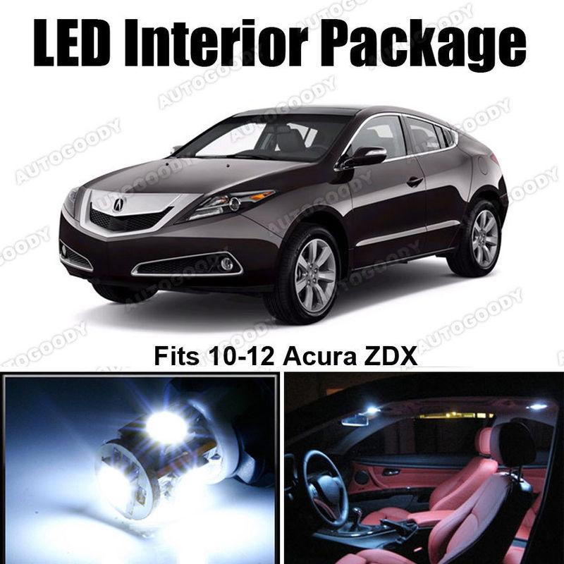 4 x white led lights interior package deal acura zdx