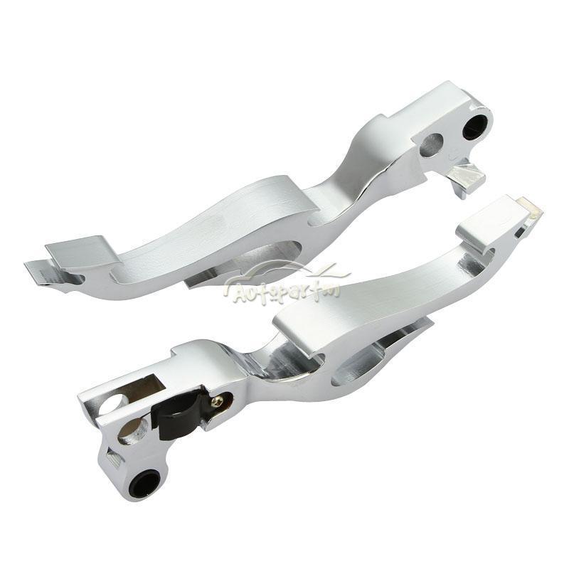 Flame brake clutch levers for harley road king flhr glide electra street ultra