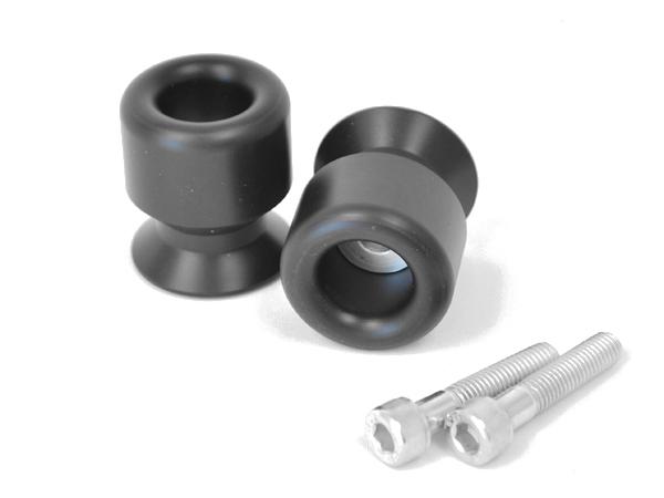 Black swingarm spools sliders bobbins for kawasaki zx1000 ninja zx-10r 2011-2012