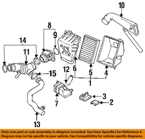 Nissan oem 165460b0s0vw air filter