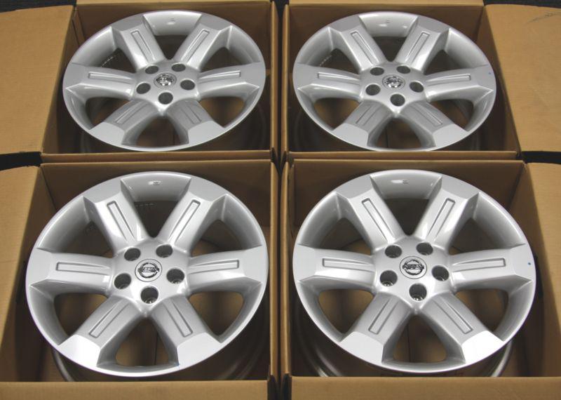 4 factory nissan murano sl 18" oem wheels rims maxima altima rogue