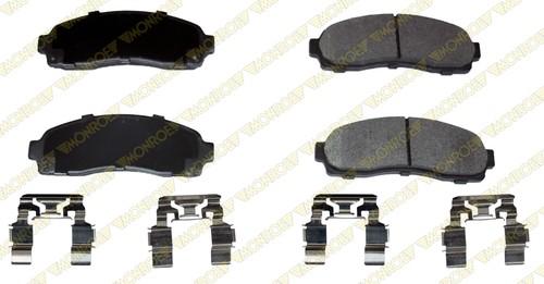 Monroe fx833 brake pad or shoe, front-monroe prosolution semi-metallic brake pad