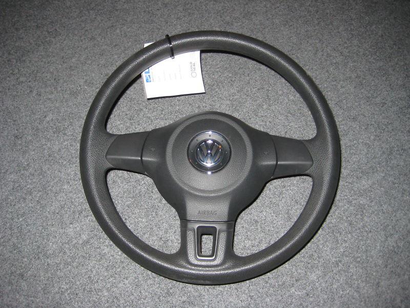 10 11 12 13 vw jetta golf gti mk6 steering wheel with driver airbag air bag oem