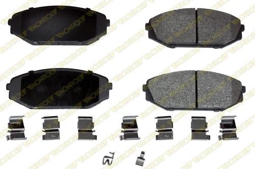 Monroe fx793 brake pad or shoe, front-monroe prosolution semi-metallic brake pad