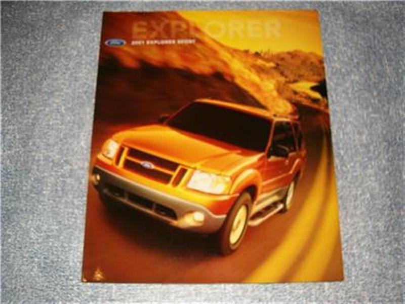 2001 ford explorer sport original sales brochure